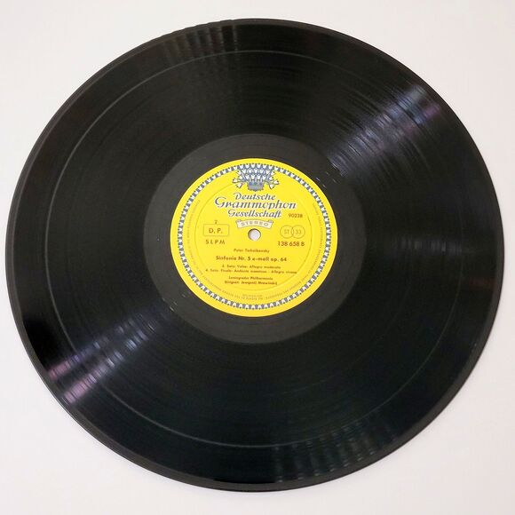Eugen Mravinsky Tchaikovsky Symphony No. 5 In E Minor, Op 64 Vinyl LP DG VG+/EX - Picture 6 of 6